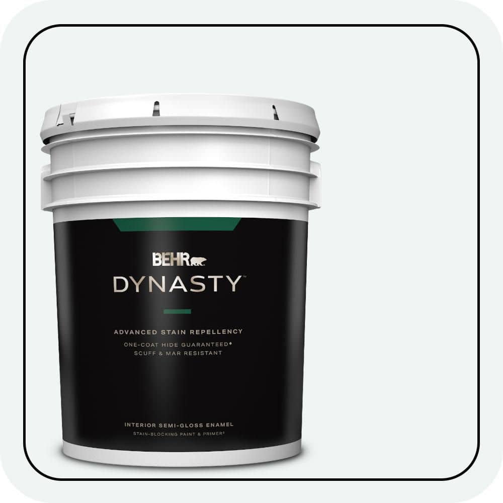 BEHR DYNASTY 5 gal. #BL-W09 Bakery Box Semi-Gloss Enamel