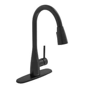 Vazon Touchless Single-Handle Pull-Down Sprayer Kitchen Faucet with TurboSpray in Matte Black
