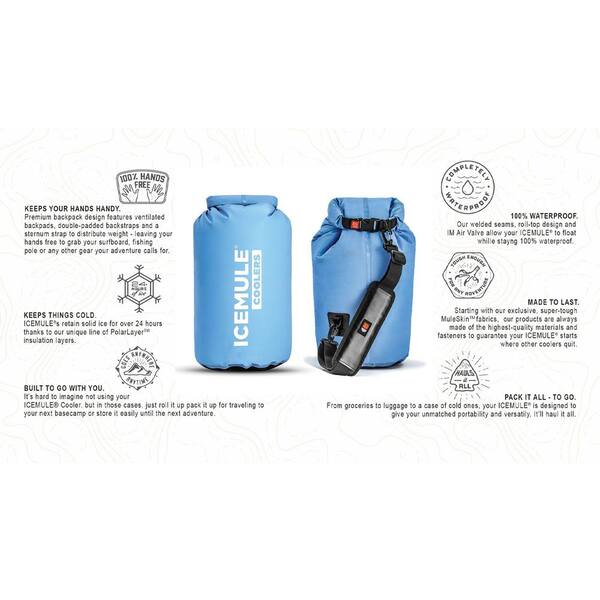 icemule classic insulated backpack cooler bag