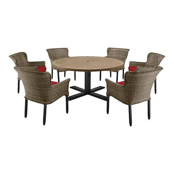 Hampton bay best sale wicker set