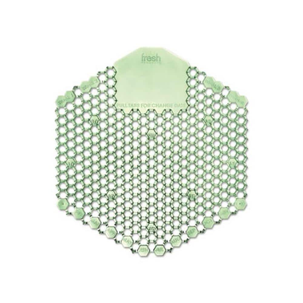 Green Cucumber Melon Scented Urinal Screen (10-Per Pack)