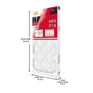 16 in. x 25 in. x 1 in. Allergen Plus Pleated Air Filter FPR 7 (2-Pack)