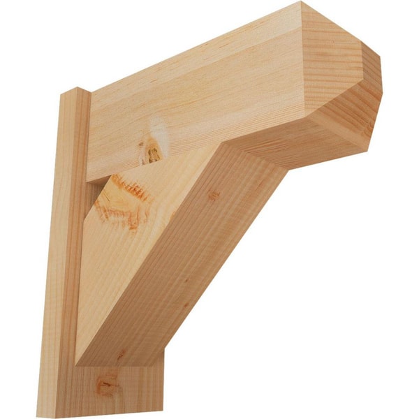 Ekena Millwork 8 in. x 18 in. x 18 in. Traditional Craftsman Smooth Douglas Fir Outlooker