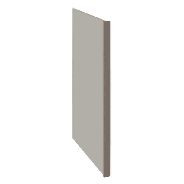 Shaker 24 in. W x 1.5 in. D x 34.5 in. H Dishwasher End Panel in Dove Gray