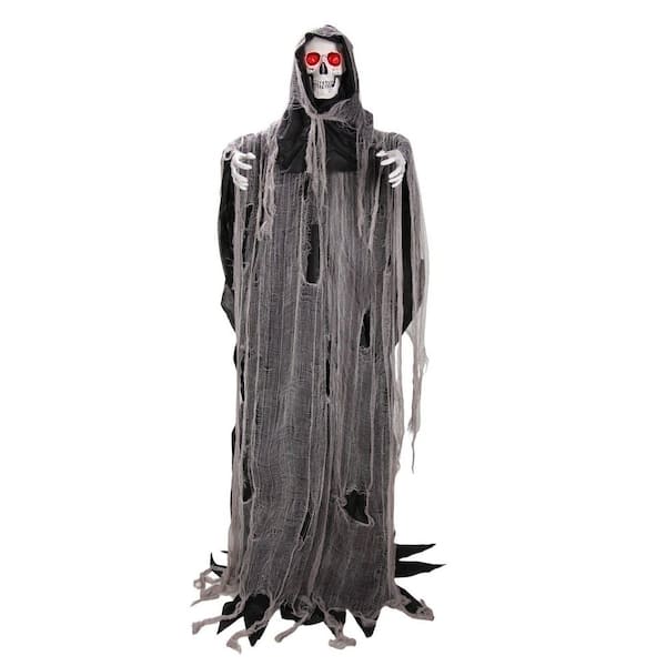 7.1 ft. Animated LED Standing Reaper Halloween Animatronic