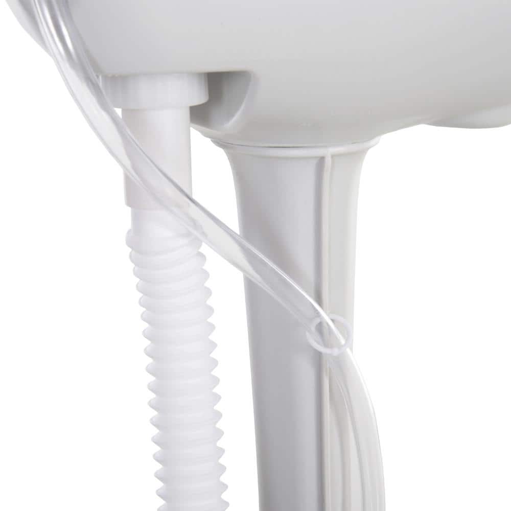 Portable White HDPE Outdoor Hand Wash Station with Towel Holder