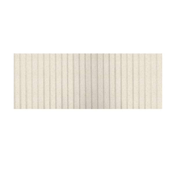Swanstone 8 ft. x 3 ft. Beadboard One Piece Easy Up Adhesive Wainscot in Tahiti Sand-DISCONTINUED