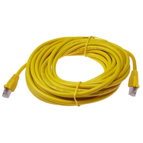 25 Feet 500 MHz Cat6a Ethernet Patch Cable Orange CNE492815 Snagless/Molded Boot 