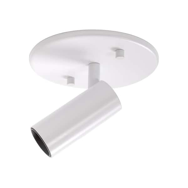KUZCO Downey 3 in. 1 Light 7-Watt White Integrated LED Semi-Flush Mount