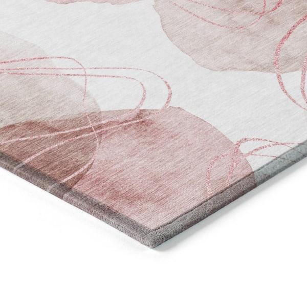 Chantille ACN544 Merlot 1 ft. 8 in. x 2 ft. 6 in. Machine Washable Indoor/Outdoor Geometric Area Rug