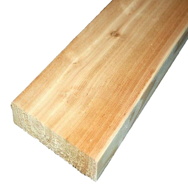 Unbranded 5/4 in. x 6 in. x 10 ft. Premium Radius Edge Cedar Lumber