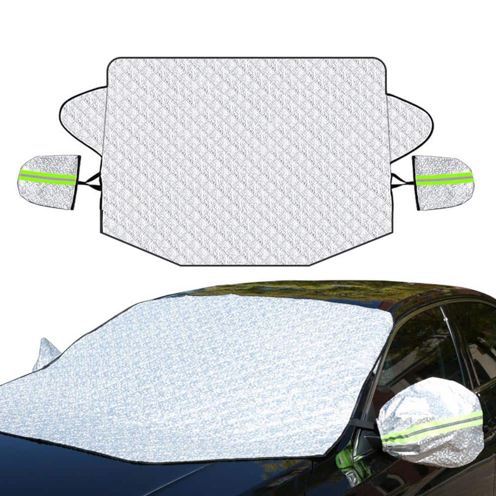 Shatex 57.8 in. x 27.6 in. Aluminum Foil Insulation Car Sun Visor Blue  Thickened CSAF14770BT - The Home Depot