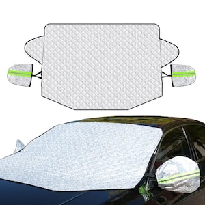 59 in. x 47 in. Car windshield snow cover with rear view mirror cover