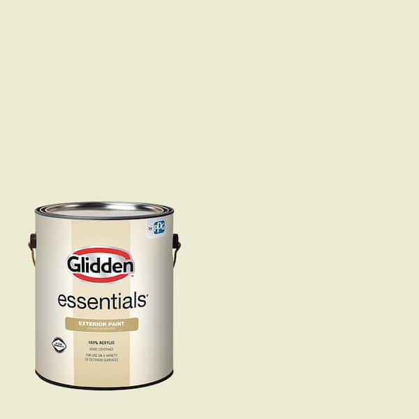 Glidden Essentials 1 gal. PPG1116-1 Just Perfect Flat Exterior Paint