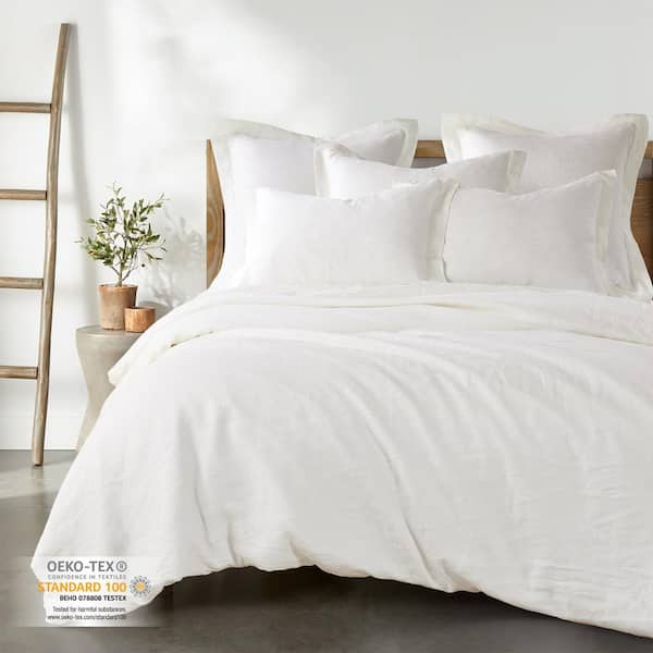 Levtex Home Washed Linen Duvet Cover - Linen