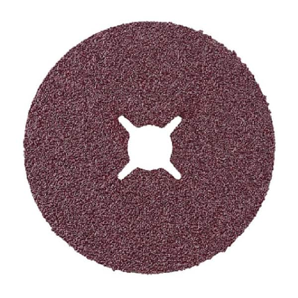 4-1/2 in., 36 Grit Fiber Sanding Discs, 5 Pack