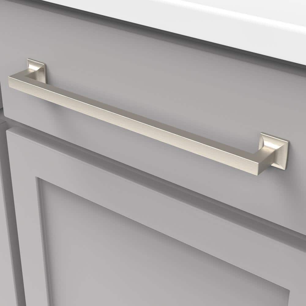 Satin Nickel 12" Modern Brushed Cabinet Handle