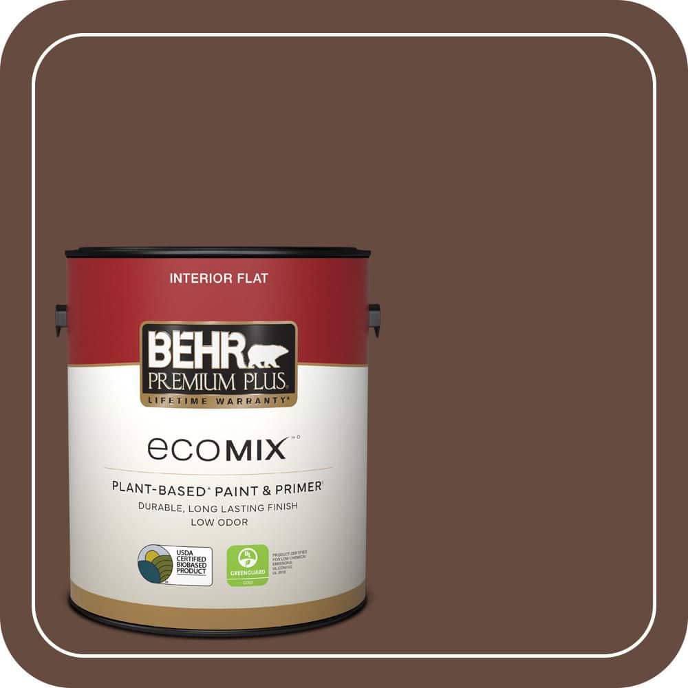 1 gal. #QE-16 Earth Chicory Flat EcoMix Plant-Based Interior Paint & Primer product image for price tracking