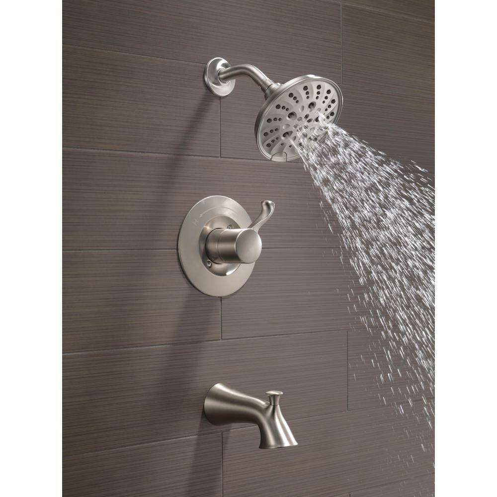 SpotShield Stainless Steel Wall Mounted Shower Faucet Set