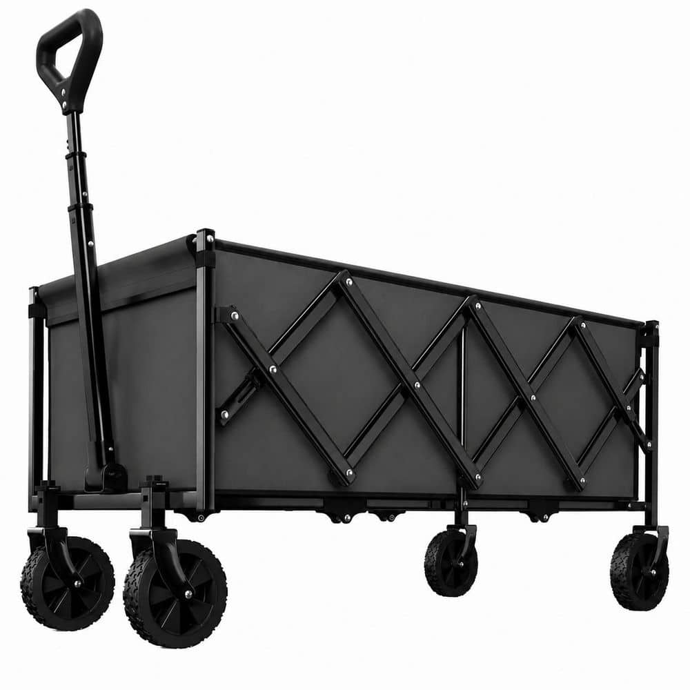 4.2 cu. ft. Oxford Fabric Garden Cart, Heavy Duty Foldable Utility Wagon with Metal Frame and 360° Wheels price history on PriceWatchPro