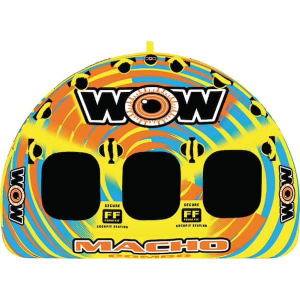 WOW WATERSPORTS Macho Towable for 1-Rider to 3-Riders