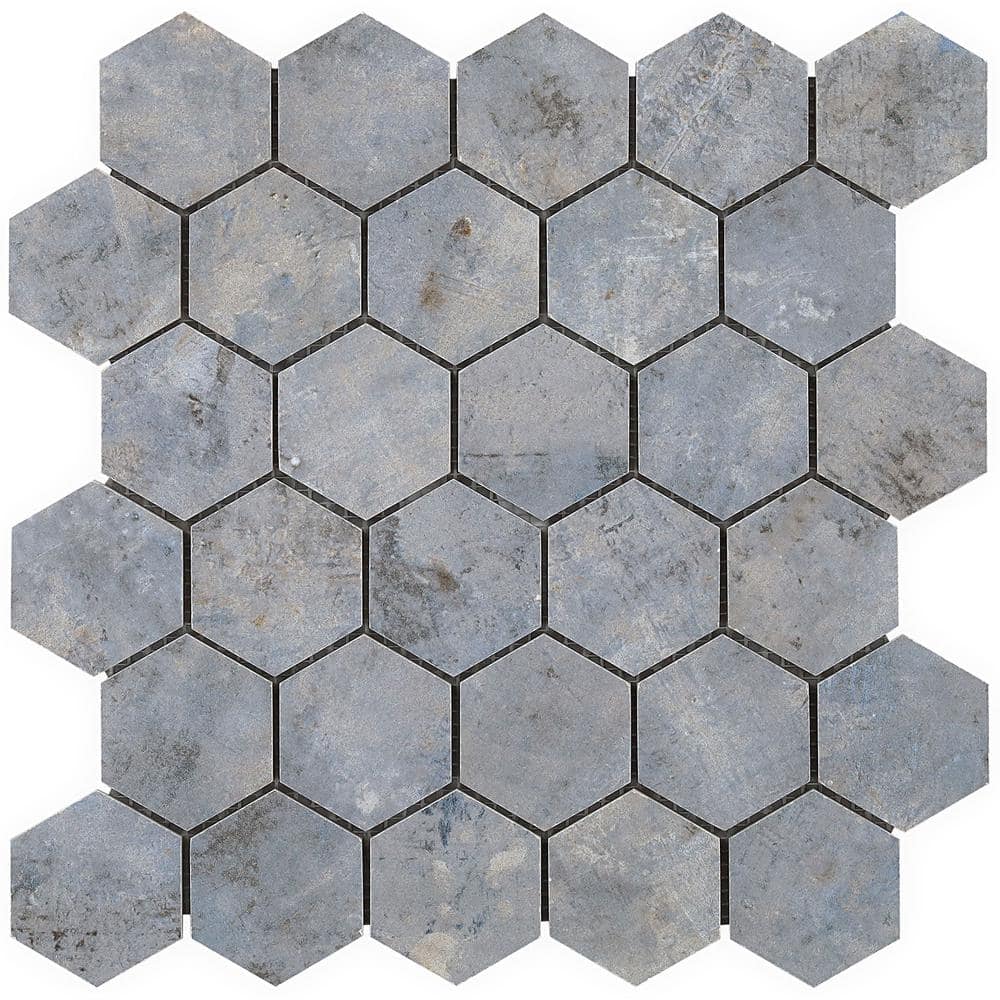 Mantis Ocean Blue 11.02 in. x 11.41 in. Matte Porcelain Floor and Wall Mosaic Tile (0.87 sq. ft./Each) price history on PriceWatchPro
