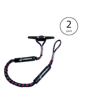 Bungee Dock Line 5 ft. Boat Cord, Stretches to 7 ft. (2-Pack), 84 in. x 1 in. x 1 in.