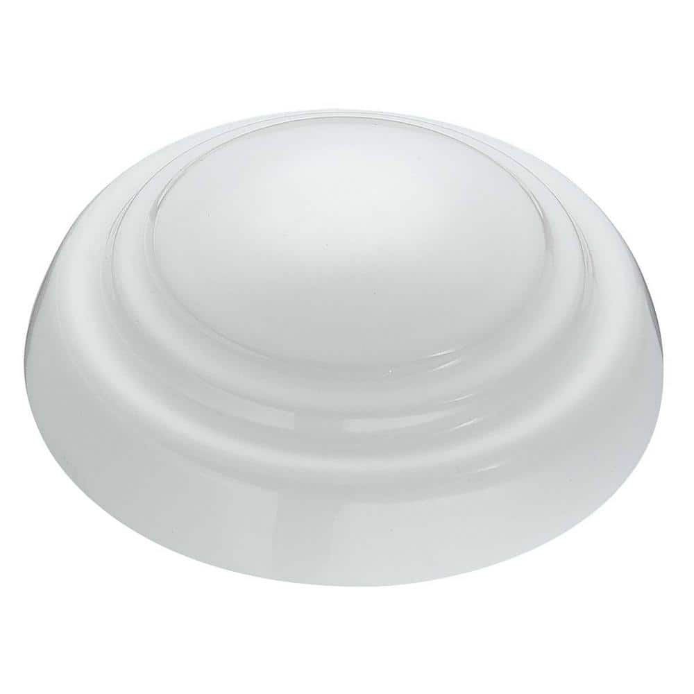Mini White Glass and Metal Indoor/Outdoor Pendant Light