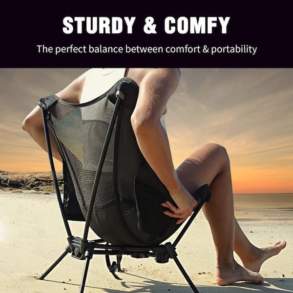 Portable Camping Chair, Folding Backpacking Chair, Compact