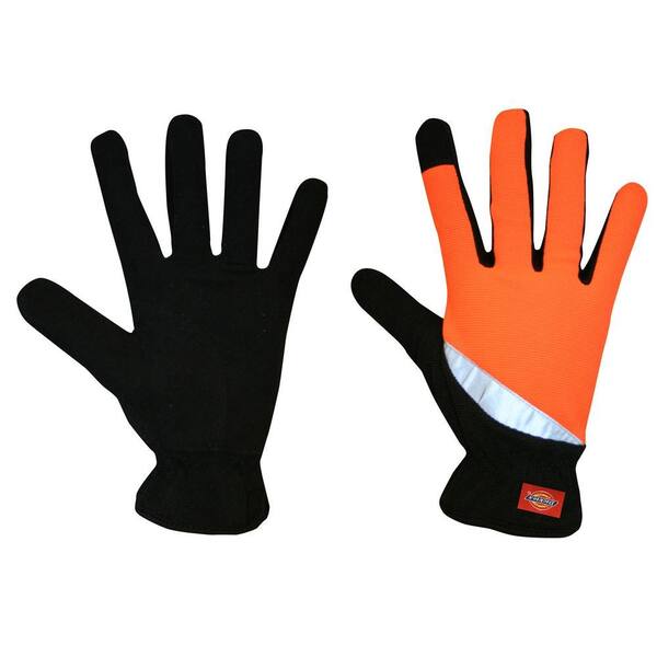 Dickies Extra Large ToughTask Hi-Vis Orange Slip-On Activity Glove