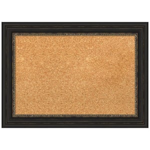 Accent Bronze 21.50 in. x 15.50 in. Narrow Framed Corkboard Memo Board