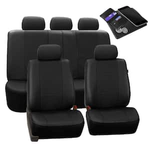 Deluxe Leatherette 47 in. x 23 in. x 1 in. Full Set Seat Covers