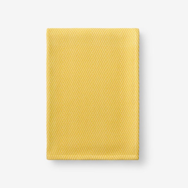 The Company Store Chevron Yellow Throw Blanket 85090XTHRWYELLOW The