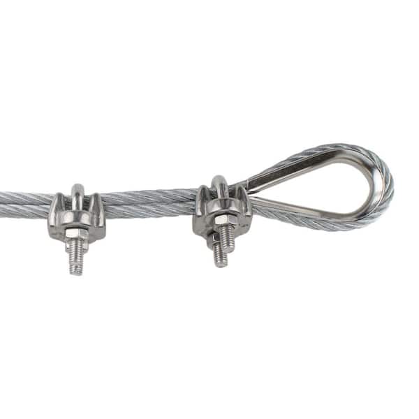 3/16 in. Zinc-Plated Wire Rope Clip (2-Pack)