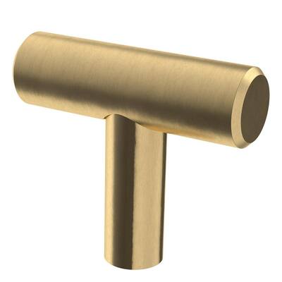 1-9/16 in. (40 mm) Champagne Bronze Bar Cabinet Knob (10-Pack)