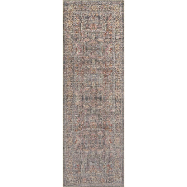Chris Love Julia Rosemarie Stone / Multi 2 ft. 7 in. x 4 ft. Traditional Accent Rug