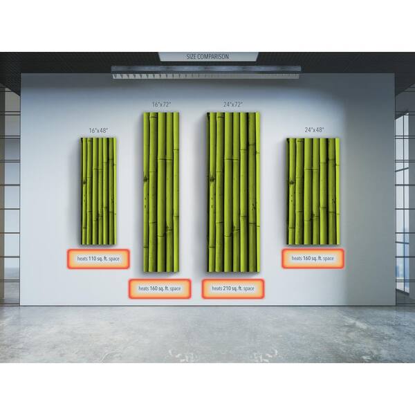 Heat Storm Wall Mounted Glass Heater Heat Storm Glass Heat Panel