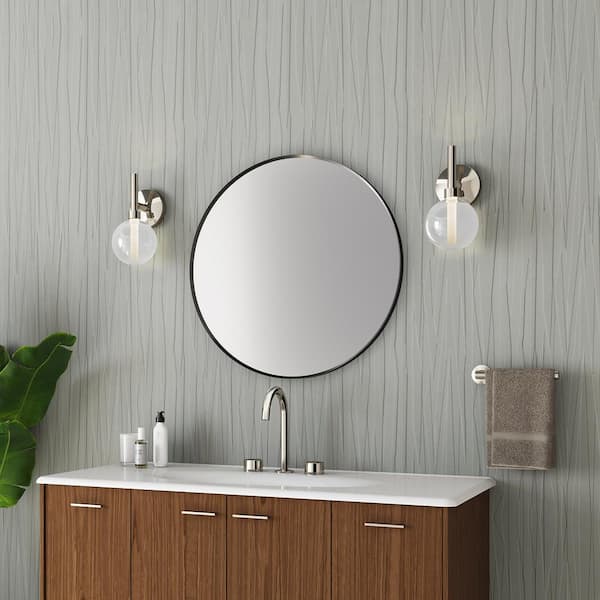 Components Polished Nickel LED Sconce