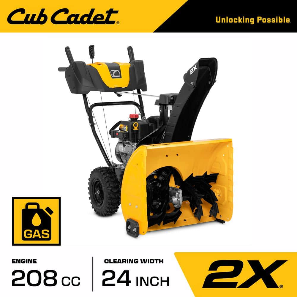 Cub Cadet 2 in. x 24 in. 208 cc Electric Start Gas 2-Stage Snow Blower