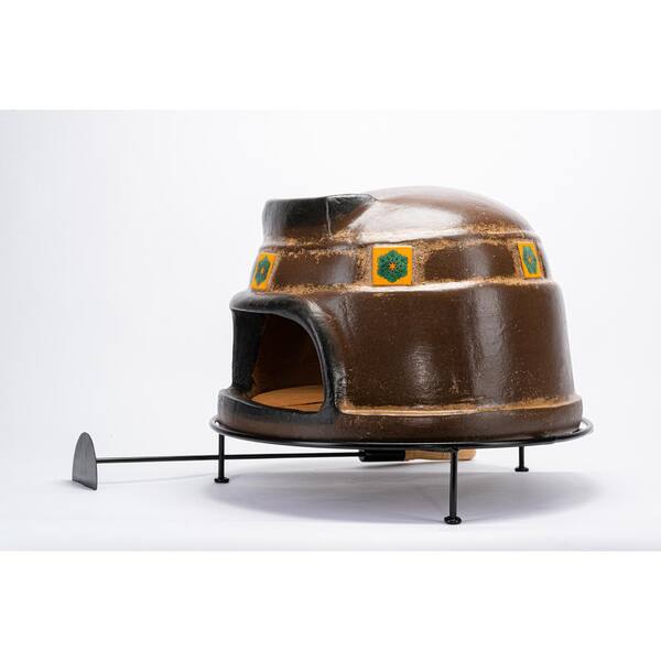Evergreen Verona Talavera Tile and Clay Countertop Wood-Fired Outdoor Pizza  Oven 47M5441 - The Home Depot
