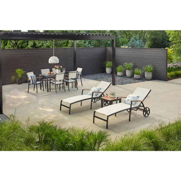 baymont 7 piece aluminum patio dining set