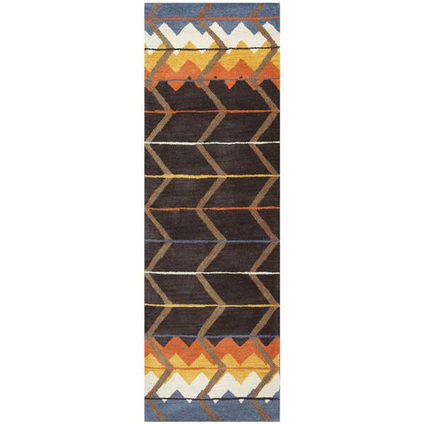 Unbranded Pueblo Multi-Colored 2 ft. 6 in. x 8 ft. Native American Runner