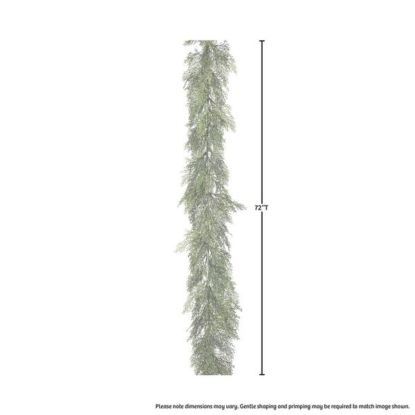 Regency International 6 ft. Green Artificial Cedar Greenery