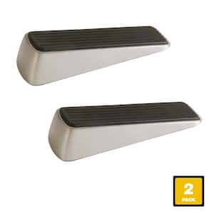 Designer Satin Nickel Door Wedge (2-Pack)