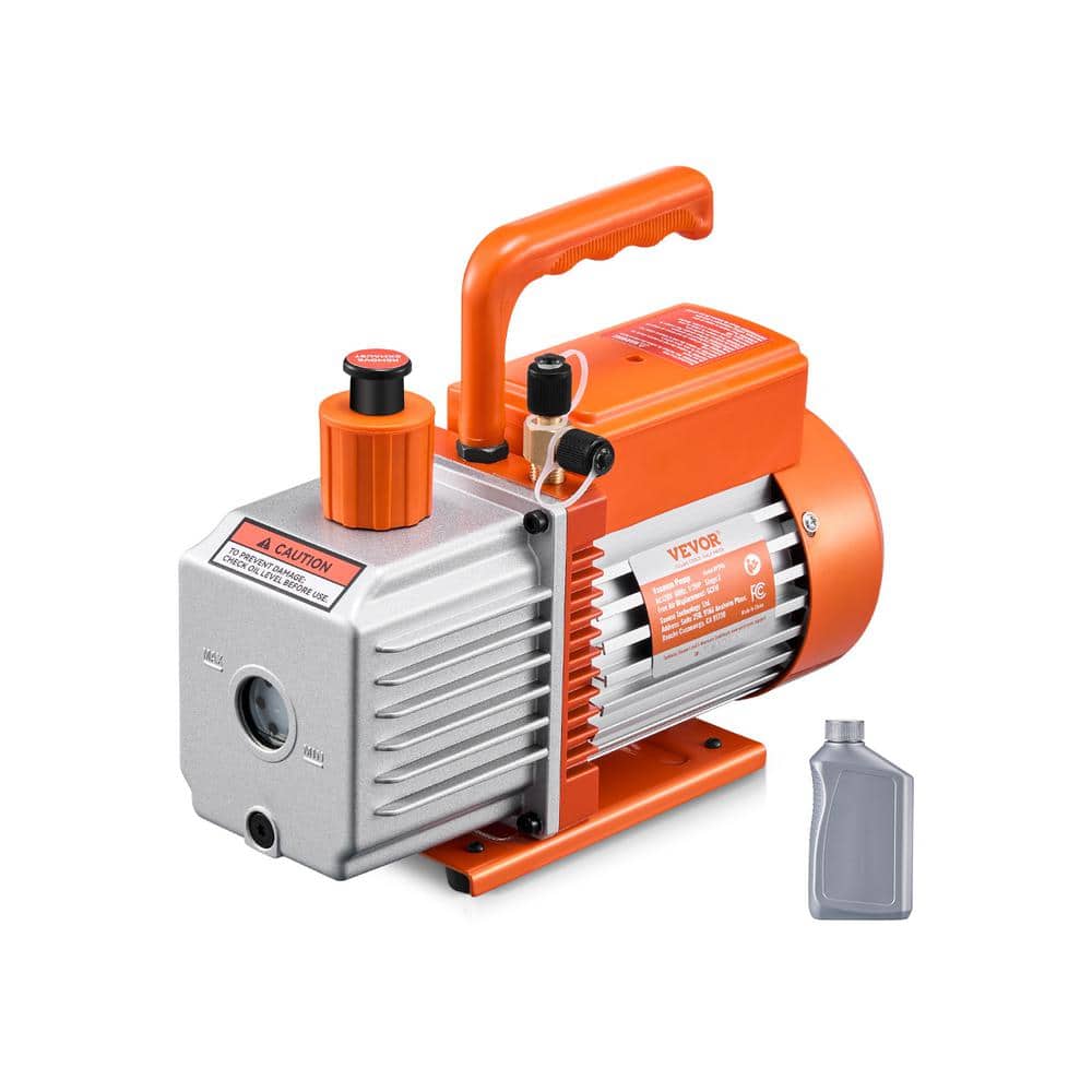 Vacuum Pump 6 CFM HVAC 2 Stage Rotary Vane Vacuum Pump for R134a R22 R410a Systems Auto AC Vacuum Pump price history on PriceWatchPro