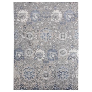 Cascades Olallie Blue 9 ft. 10 in. x 13 ft. 2 in. Area Rug