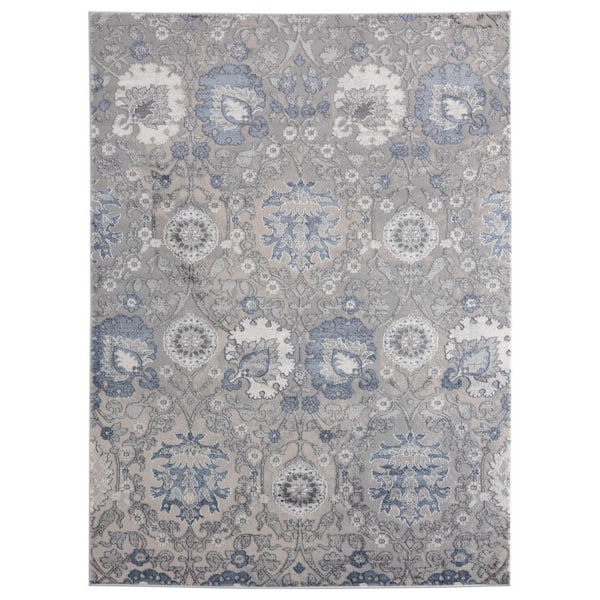 United Weavers Cascades Olallie Blue 1 ft. 11 in. x 3 ft. Accent Rug