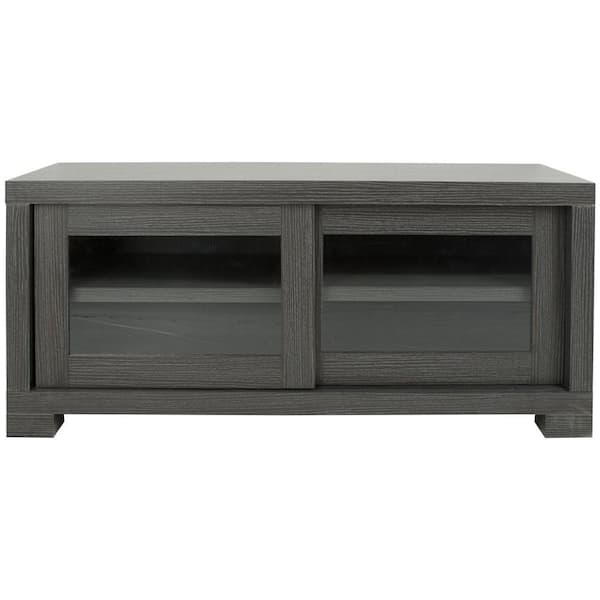 Safavieh Davis Charcoal Entertainment Center