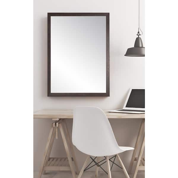 BrandtWorks 18.5 in. W x 29 in. H Rectangle Framed Wooden Mirror