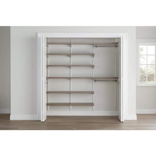 12 Pack Metal Shelf Dividers Wire Shelf for Wood Closet Organizers
